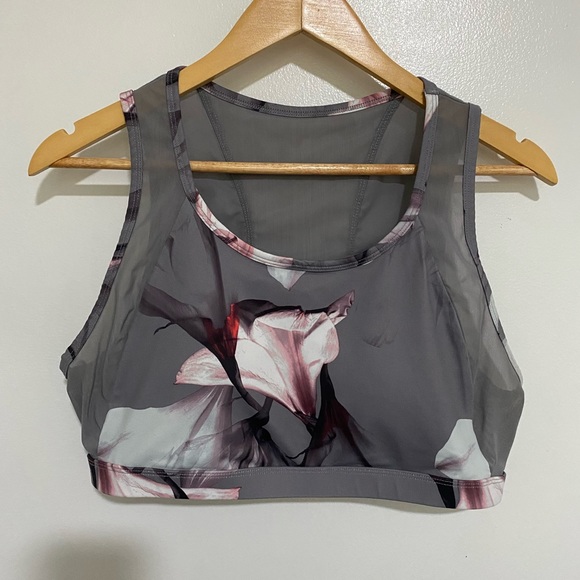 FABLETICS Women’s Floral Pullover Low Impact Sport Bra Activewear Top Sz XL - Picture 2 of 11